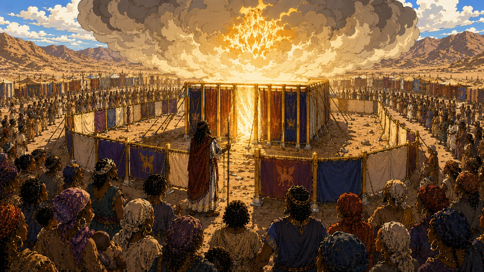 The Cloud Fills the Tabernacle — The Glory of Yah — Exodus 40:33–38